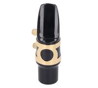 Zhangpu Alto Saxophone Mouthpiece Robust Set Ideal for Beginners for Standard Alto Saxophone ABS Black
