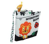 Zhangpu Baby Cloth Book Soft Chewable Early Educational Activity Crinkle Rattle Book for Infant, Animal Pattern Polyester Fiber (Type B)