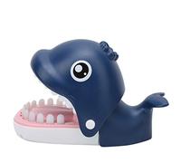 Zhangpu Biting Finger Game Funny Stress Relief Toy for Kids Suitable for Parties Interactive Toy for Children Above 3 Years Old Plastic 9 X 17cm (biting hand whale blue)