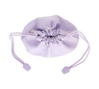 Zhangpu Camera PU Leather Drawstring Pouch Bag Portable with Chain Shoulder Strap for Instant Camera Photography Enthusiasts (Purple)