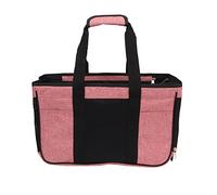 Zhangpu Cat Carrier Breathable Portable Prevent Escape for Small Animals Puppy,Mesh Soft Cat Bag Carrier with Pocket Design for Travel,Vet Visits,Shopping,18.1 X 8.3 X 11.0in (Pink with Black)