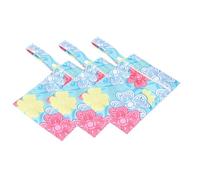 Zhangpu Cloth Diaper Bag Water Resistant Reusable Wet Bag for Baby Diapering On the Go Material: Water Resistant Fabric 3pcs (T07)