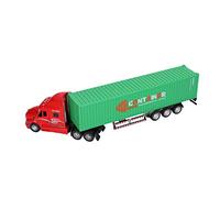 Zhangpu Container Cart Model Exquisite Simulation Toy Ornament for 3+ Year Olds, High Quality Alloy Plastic Decorative Truck for Kids Day Material: Alloy, Plastic (Vegetable)