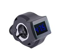 Zhangpu Digital Voltage Display Thumb Accelerator Shifter for Electric Scooter, Real-Time Power Indicator for All Electric Vehicle Models, Lead-Acid & Lithium Batteries Compatible, 12V-99V