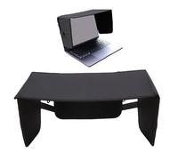 Zhangpu Laptop Sun Shade Adjustable Foldable Privacy Hood Outdoor (L: Fit 15-16in Laptop)