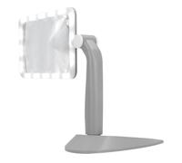 Zhangpu LED Reading Magnifier with Adjustable Light Settings for Seniors, Illuminated Rectangular Hand Magnifier for Reading 7.3 X 4.5 Inches ABS Frame