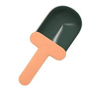 Zhangpu Pet Food Spoon Cute Ice Cream Shape Large Capacity for Dogs Cats Pets - High Toughness and ABS Material (Orange Green)