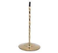 Zhangpu Receipt Nail, Stainless Steel Ticket Tip, Straight Bar Metal Money Holder with Round Base for Kitchen, Restaurants, Offices, Shops (Golden Spiral Bar)