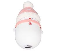 Zhangpu Rechargeable Snow Man Hand Warmer Super Fast Heating for Outdoor Activities with 6000mAh Powerbank for Cold Winter (Roseate)