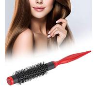 Zhangpu Roller Comb Wooden Pointed Tip Handle Nylon Bristles Hair Styling Comb for Promoting Healthy Hair and Scalp, 9" Wooden for Styling (18)