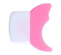 Zhangpu Silicone Eyelash Applicator Prevent Cosmetic Skin Friendly Mascara Smear Shield for Makeup Artists and Beauty Enthusiasts (Peach Pink)