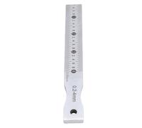 Zhangpu Stainless Steel Gap Gage 0.2-4mm Range 0.05mm Accuracy Multifunctional Taper Gage for Construction Railroads