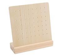 Zhangpu Wooden Earring Display Earring Holder Earring Display Pegboard Earring Organizer Earring Stud Display Pegboard (28 Pairs)