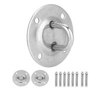 Zhangpu Yoga Hammock Mount Durable Ceiling Buckle for Aerial Yoga Professional and Beginners Stainless Steel Set 2 Mounts 8 Bolts