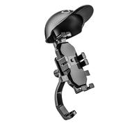 zhangqin Bike Phone Holder for Aprilia SportCity 250 2007-2013,Motorbike Phone Holder Motorcycle Phone Mount,Visor Anti-Shake Motorcycle Mirror for Motorbike Bike Bicycle Scooter,A-Handlebar Model