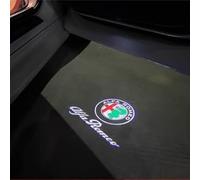 zhangqin Car Door Step Courtesy for Alfa Romeo Giulia Stelvio,Car Door Light Logo Wireless Car Door Projector Lights,Cars Light Welcome Lights Wireless Projector LED Puddle Lights