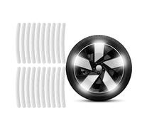 zhangqin Motorcycle Wheel Rim Reflective Stickers for Ducati Multistrada V2 / V2s 2021 2022 2023 2024, Night Driving Safety Warning Decals, Bright Honeycomb Strip, Strong Adhesion Tape,White