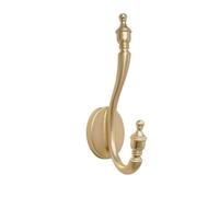 zhangrui1888 Coat Rack Shelf Wall Mounted Vintage-Style Wall-Mounted Coat Rack, Suitable for Behind Doors, Wardrobes, and Closets; Single-Hook Design