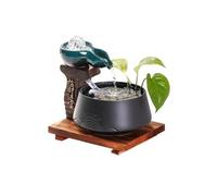 zhangrui1888 Tabletop Fountain Water Fountains Indoor Tabletop Fountain Decor Indoor Waterfall(Blue)