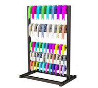ZHANGshouf 5 Tier Metal Ribbon Storage Stand Holder Organizer Wire Spool Display Rack for Craft Room Cake Shop Flower Store Large Capacity Black