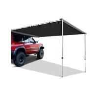ZHANGshouf Car Camping Car Side Tent Sunshade Canopy Adjustable Height Car Side Awnings Vehicle Awning Pull-Out Sun Shade Shelter,Black,160 * 250cm