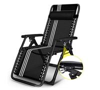 ZHANGshouf Garden Furniture Sets Sun Lounger, Camp Lounge Chairs Camping Garden Chairs Folding Deck Chair Recliner Reclining Waterproof Chaise Loungers Metal for Outdoor Office Beautiful Scen