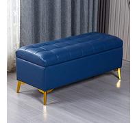 ZHANGshouf Ottoman Footstool shoe stool sofa bench with storage artificial leather large cushion Bearing 150kg Ottomans
