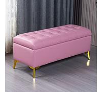 ZHANGshouf Ottoman Footstool shoe stool sofa bench with storage artificial leather large cushion Bearing 150kg Ottomans