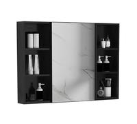 ZHANGshouf Rectangular Bathroom Mirror Cabinet, Wall-Mounted Aluminum Storage for Bedroom, Living Room & Toilet, Stylish Medicine Cabinet Modern Home Décor