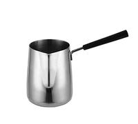ZHANGTING Induction-Safe Non-Stick Stainless Steel Milk Pan Coffee Maker, Small Milk Pot Tea Coffee Boiling Pot (1000ML)