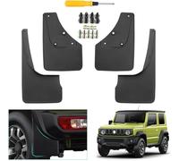 zhangttt 4-Piece Car Mud Flaps for Suzuki Jimny JB64 JB74 2018-2024 2025 - No Drill Splash Guards for Front/Rear Wheels, Waterproof Fender Protection Accessories