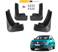 zhangttt 4-Piece Car Mud Flaps for VW T-Cross 2018-2024 2025 - No Drill Splash Guards for Front/Rear Wheels, Waterproof Fender Protection Accessories