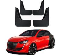 zhangttt For Peugeot 208 2019-2025 Model Car Mud Guards - Black 4-Piece Set, Front/Rear Splash Protection to Protect Vehicle