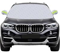 zhangttt Front Window Snow and Frost Guard for Hyundai Santa Fe 2024-2025 Car, with Hidden Magnets, Wing Mirror Covers, Weatherproof Windshield Protection,XXL（153 * 127cm）
