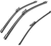 zhangttt Wiper Blades: Windscreen Wipers Compatible for Peugeot 308 hatchback 2013-2021 (24" 18" 9") Vehicle Models