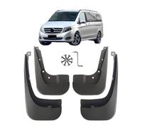 ZHANGVIKEY Mud Flaps for benz V-Class w447 with side skirts 2014-2023 4pcs Car Mudguards All-Weather Protection,Durable Material