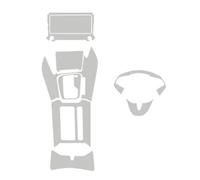 ZHANGWENLING Car Navigation Transparent Film For Kia For XCEED 2022 2023 2024 TPU Car Navigation Screen Film Gearbox Protective Sticker Anti-scratch(Right driver seat)