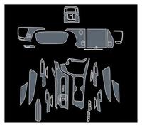 ZHANGWENLING Car Navigation Transparent Film For Lexus For NX For 250 350h 2022-2023 Car Interior Center Console Transparent Anti-scratch TPU Protective Film(Right Hand Driver,9.8in Suite Set)