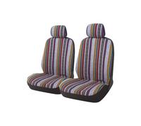 ZHANGWENLING Car Seat Covers For VW For CRAFTER LT T4 T5 For TOYOTA HIACE For NISSAN For NV200 For OPEL Universal Stripe Color Car Seat Cover(A2)