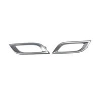 ZHANGWENLING Fog lamp assembly For Mazda 3 For M3 BL 2008-2013 Foglight Foglamp Cover Frame Hood Bezel Front Bumper Fog Light Lamp Car front fog lamp(Chrome one pair)