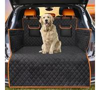 ZHANGX Boot Liner Blanket for Ford Mondeo 2007-2014, Car Seat Cover with Enduring Antifouling Liner, Side Protection and Easy to Clean.,Black+Orange border