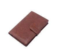ZHANGXABN Mens Wallet Men Passport Cover Organizer Driver License Documents Case PU Leather Credit Card Holder Card Pouch (Brown)
