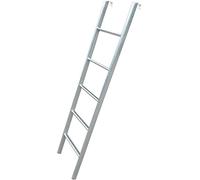ZHANGXAO Adjustable step ladder for motorhomes and houses, silver step ladder for bunk beds, space-saving folding ladder for bunk beds and attics, ideal for apartments