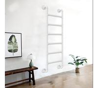 ZHANGXAO Metal wall ladder for attics, bunk beds, 4.2 m high, for entrances, exits, windows, light wells, cellars, 231 cm long folding step ladder