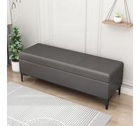 ZHANGXAO Storage ottoman, covered leather storage bench, ottoman, sofa Bench, bench at the end of the bed, load-bearing 300 kg, suitable for corridors, living rooms, shopping malls