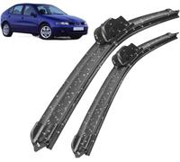 ZhangXD Front Windscreen Wipers For Seat Leon MK1 2000-2005, Windshield Window Brush Front Wiper Blades All-Weather Replacement Set Easy Installation