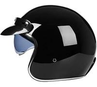 ZHANGXIO Open Face Motorcycle Helmet With Inner Sun Visor - Road Legal ECE Approved Scooter Motorcycle Jet Motorbike Helmets For Chopper Moped Electric Scooters Bike Helmet