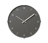 ZHANGXLIOZ-2025 Decorative Clocks Nordic-Style Luxury Wall Clock Silent Glass Timepiece for Home Living Rooms(Gris)