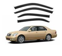 zhangxutaoT Wind Deflectors Rain Guards for Lexus LS430 MK3-XF30 2001-2006, 4pc Set Car Wind Rain Deflectors Car Window Rain Bar