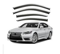 zhangxutaoT Wind Deflectors Rain Guards for Lexus LS460 MK4-XF40 2007-2016, 4pc Set Car Wind Rain Deflectors Car Window Rain Bar